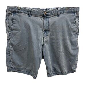 Tommy Bahama Mens Blue Cotton Blend Chino Shorts Size 42
